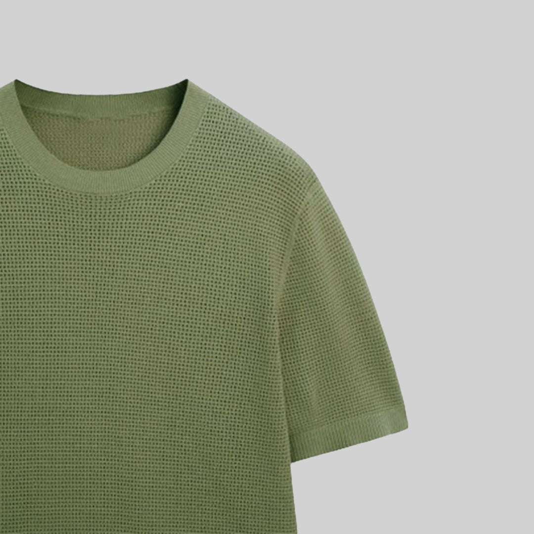 Knit sweater cotton / Army Green