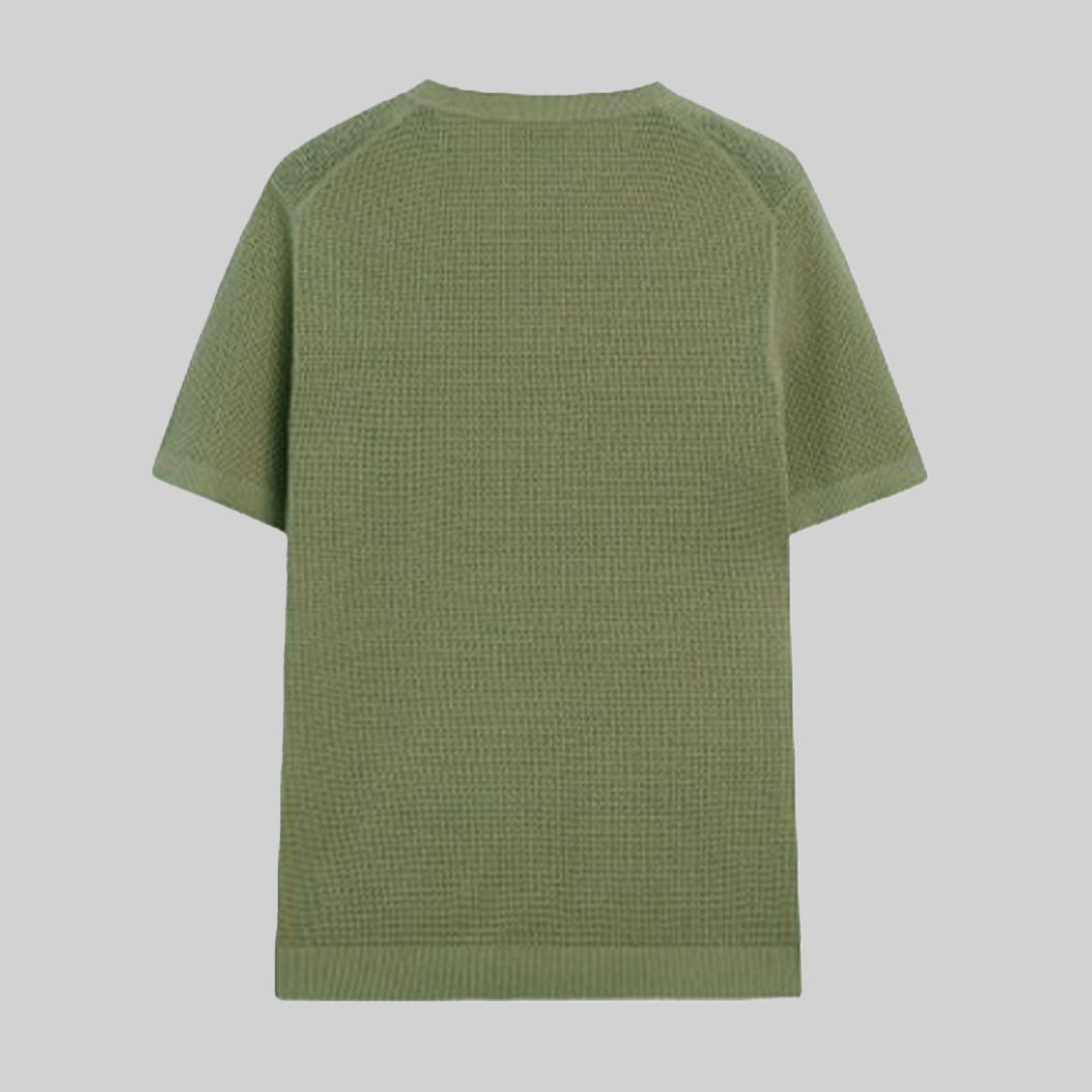 Knit sweater cotton / Army Green