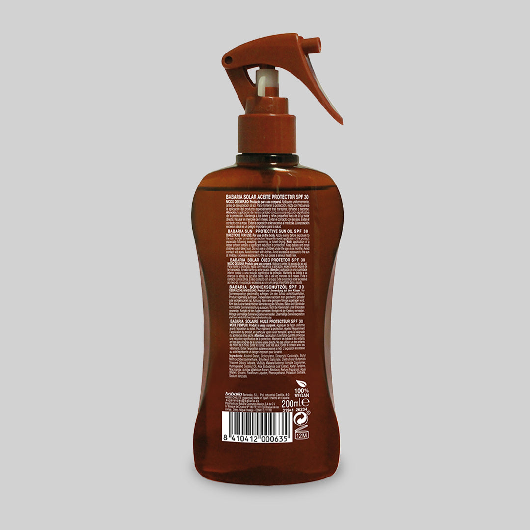 Babaria Tanning Oil SPF30 - 200ml