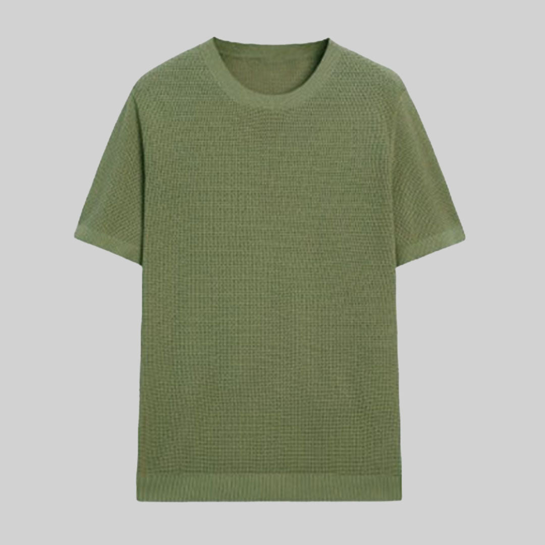 Knit sweater cotton / Army Green