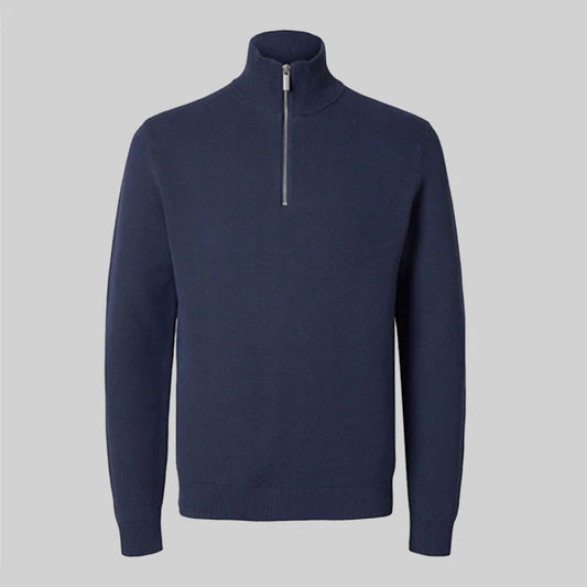 Half - Zipper Jumper / Navy