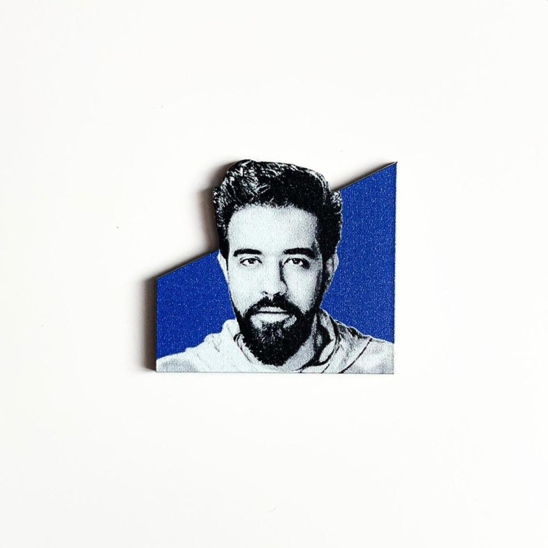 بروش عزيز لويس / ازرق