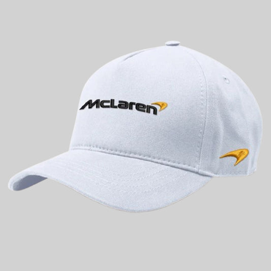 Embroidered Mclaren F1 Cap / White