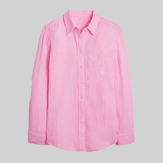 Linen Shirt / Pink