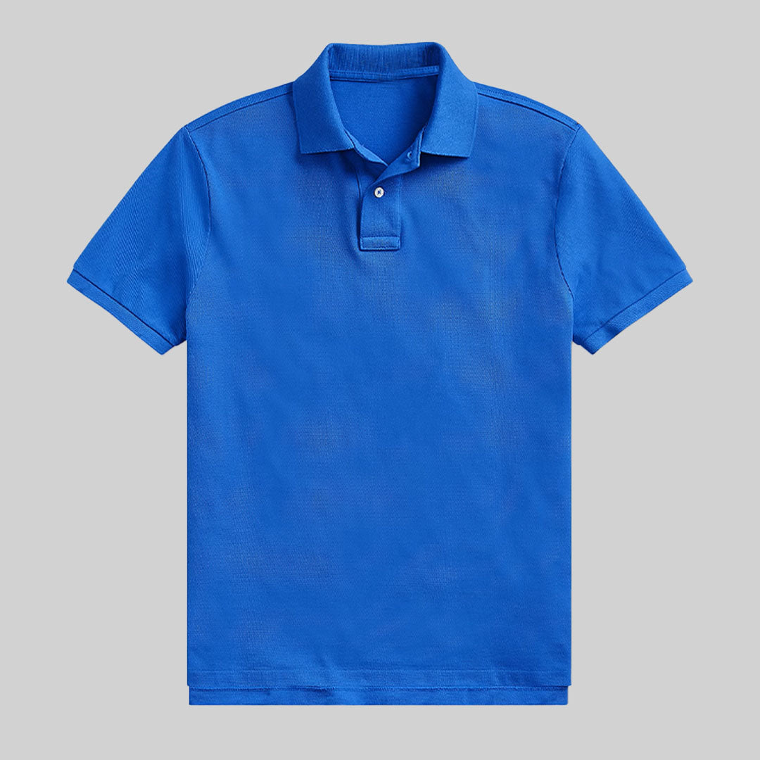 Plain Polo T-shirt / Royal Blue