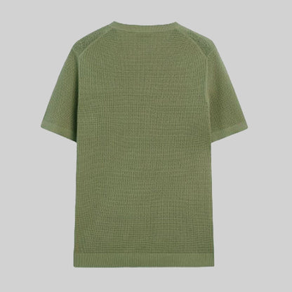 Knit sweater cotton / Army Green