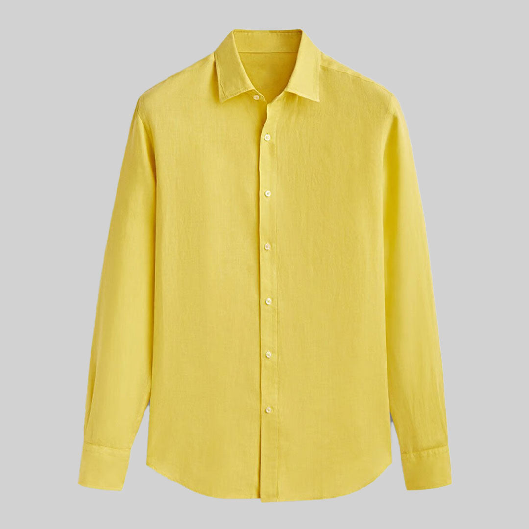 Linen Shirt / Yellow