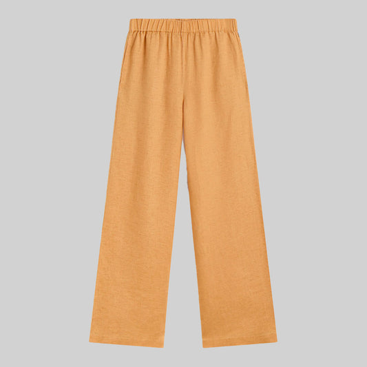 Linen Trousers / Orange