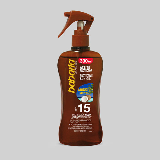 Babaria Tanning oil SPF15 - 300ml