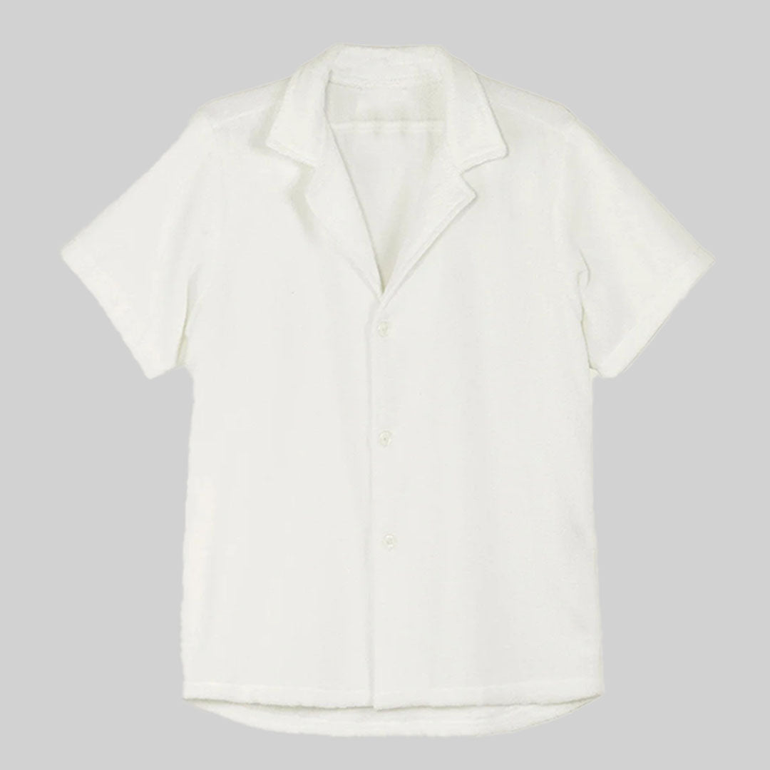 Towelling Shirt / White
