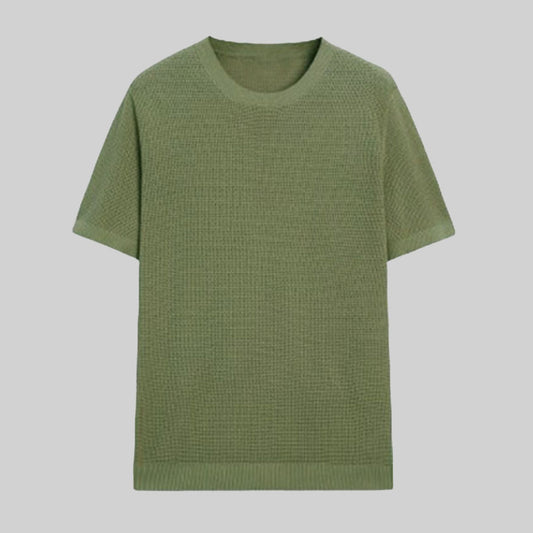 Knit sweater cotton / Army Green